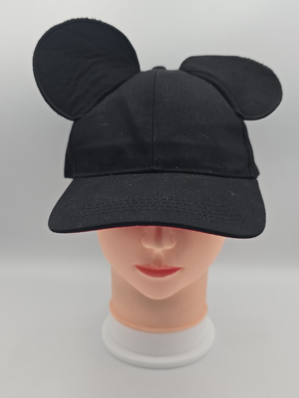 Adult Disney Mickey Mouse Ears Black Adjustable Hat
